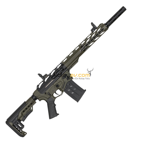 Barak BR20S Yeşil Otomatik 20 Kalibre Şarjörlü Av Tüfeği