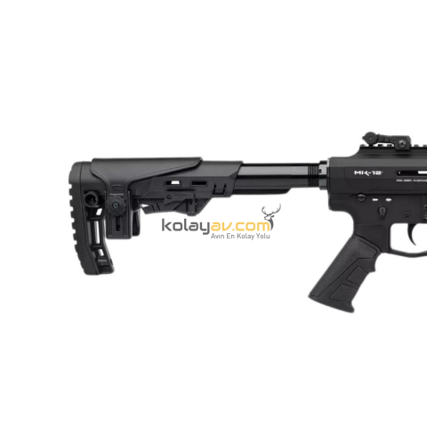 Derya MK12 Siyah Otomatik Şarjörlü 12 Kalibre Av Tüfeği (AS-101S)