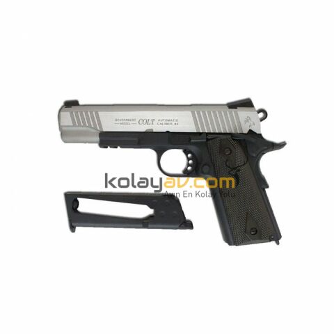 CYBERGUN Colt 1911 GBB Siyah DT Airsoft Tabanca