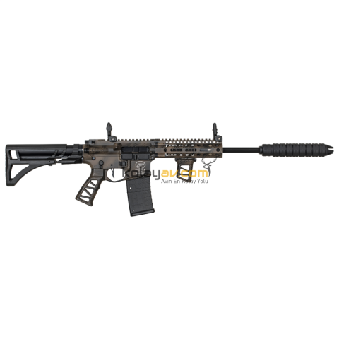 Aksa Crossfire T-14 Pro Yeşil Kamuflaj Şarjörlü Otomatik 36 Kalibre Av Tüfeği