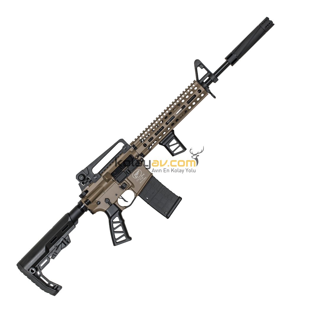 Aksa Crossfire T-14 Pro FDE Çöl Şarjörlü Otomatik 36 Kalibre Av Tüfeği