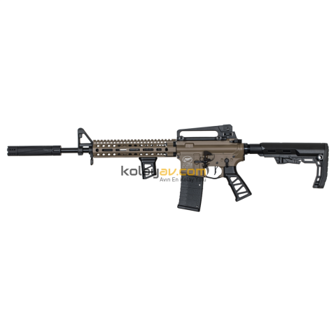 Aksa Crossfire T-14 Pro FDE Çöl Şarjörlü Otomatik 36 Kalibre Av Tüfeği