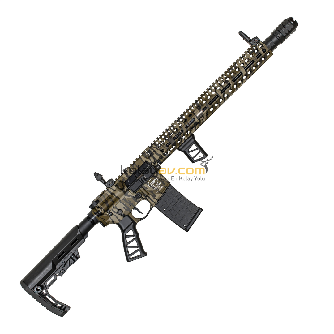 Aksa Crossfire T-14 Pro Bottomland Kamuflaj Şarjörlü Otomatik 36 Kalibre Av Tüfeği