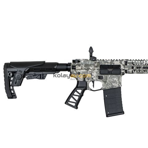 Aksa Crossfire T-14 Pro Dijital Gri Kamuflaj Şarjörlü Otomatik 36 Kalibre Av Tüfeği