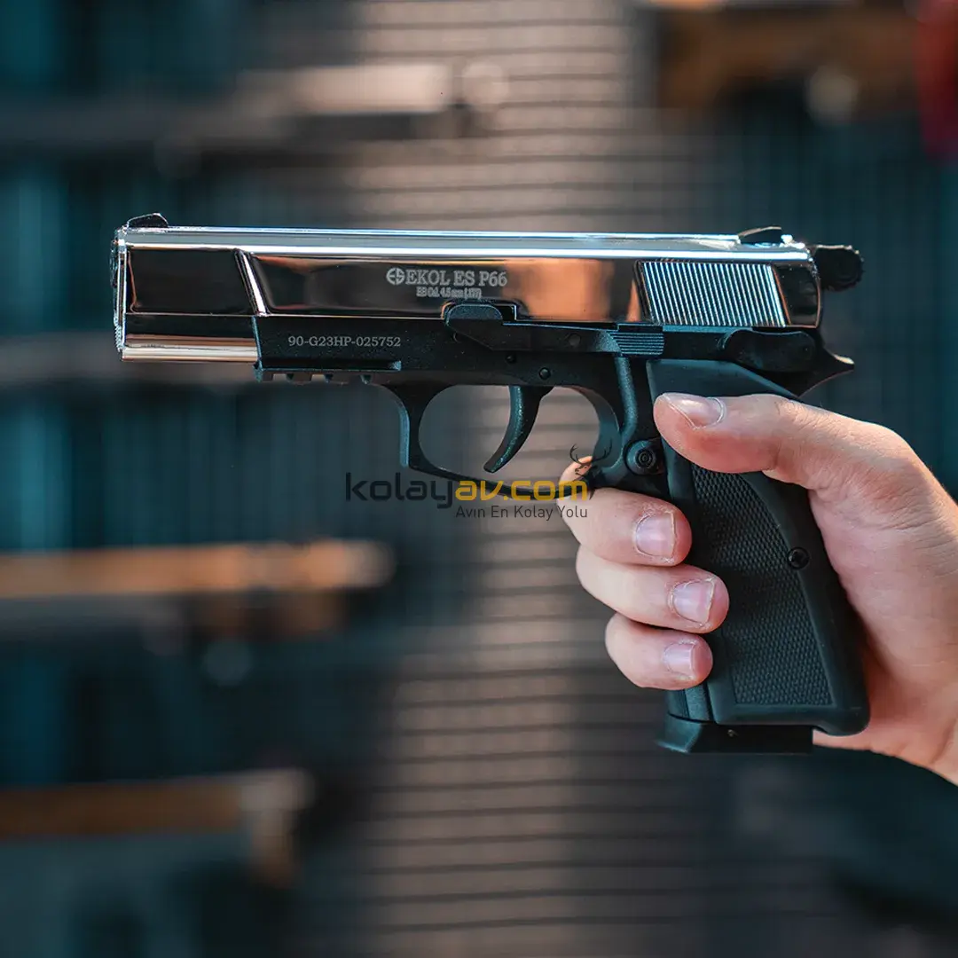 EKOL ES P66 Havalı Tabanca 4.5mm - Parlak Beyaz