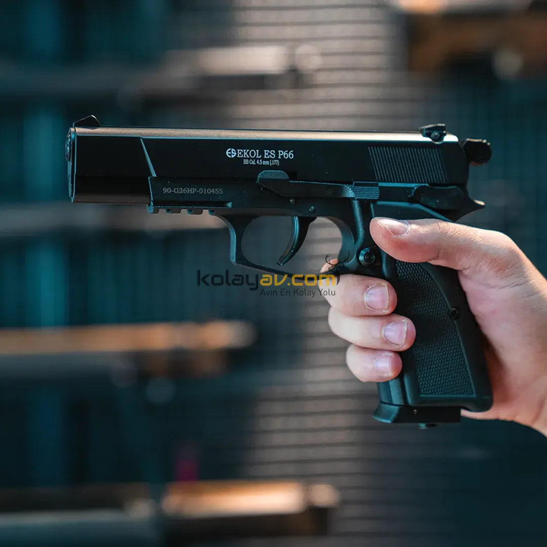 EKOL ES P66 Havalı Tabanca Siyah, 4.5mm