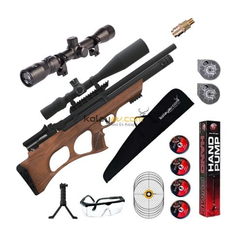 Niksan PCP Elf-W Havalı Tüfek Dürbün + Pompa (Full Set)