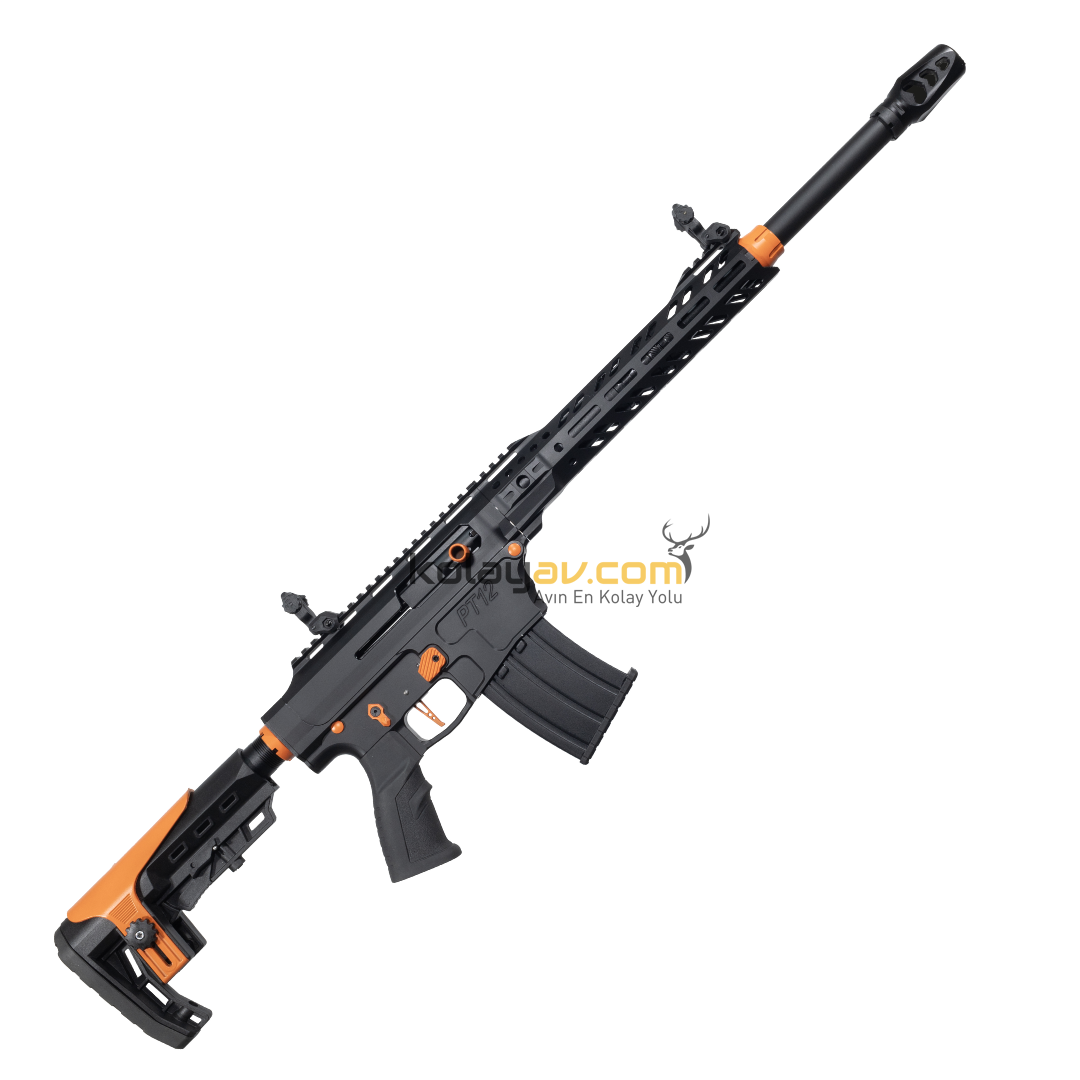 Phantom PT12-04 Turuncu-Siyah Şarjörlü Otomatik 12 Kalibre Av Tüfeği