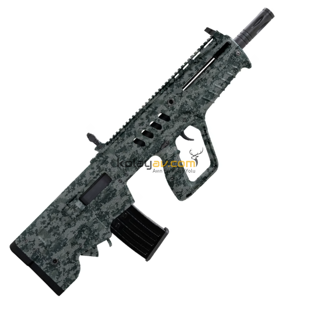 Alkanarms 818 A1 Kamuflaj Bullpup Şarjörlü 12 Kalibre Av Tüfeği