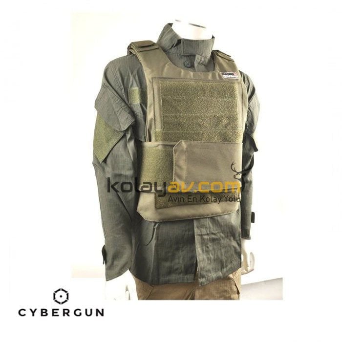 CYBERGUN Swiss Arms Light Od Airsoft Yeleği, Yelek