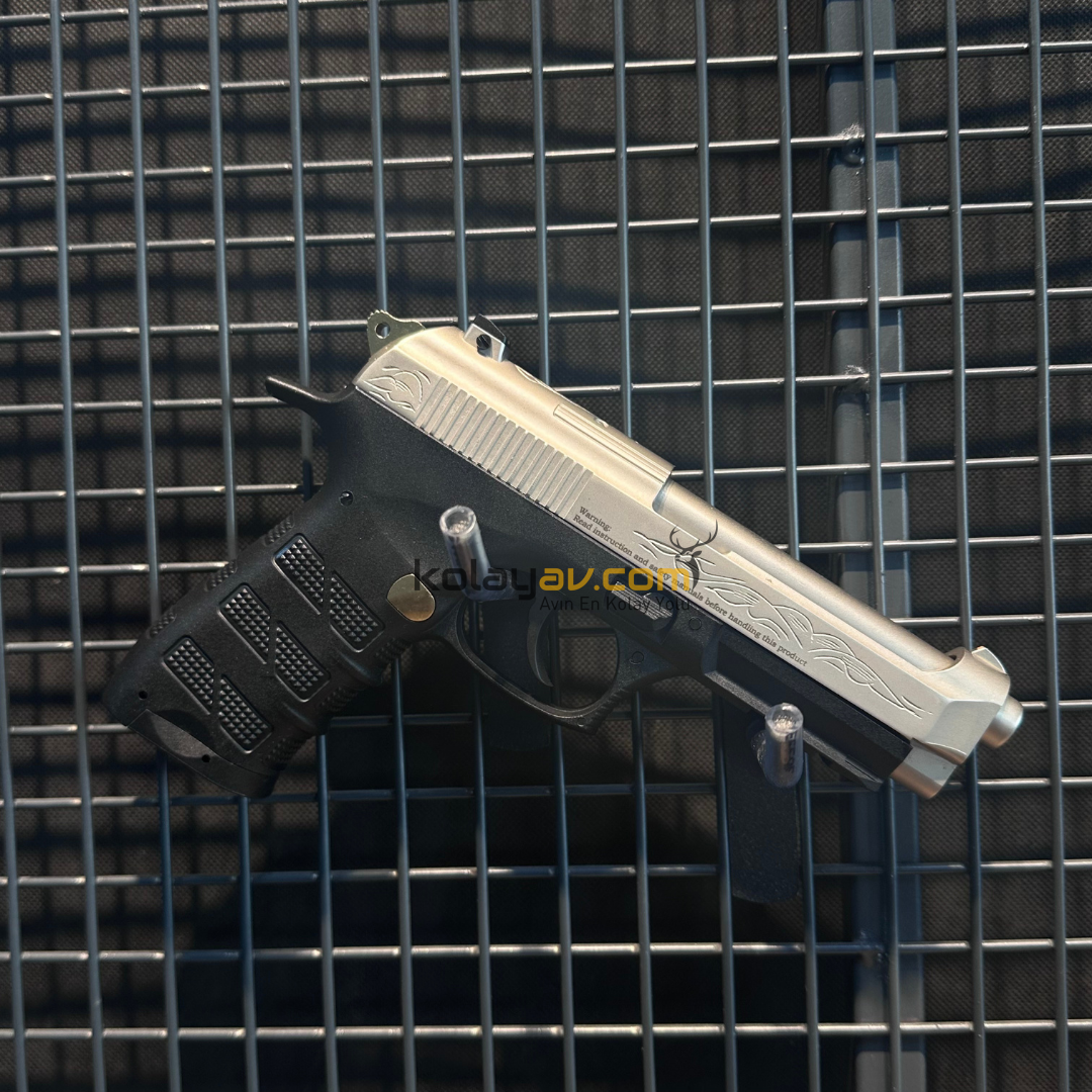 Ekol ES P92B Saten Altın İşlemeli Blowback Havalı Tabanca