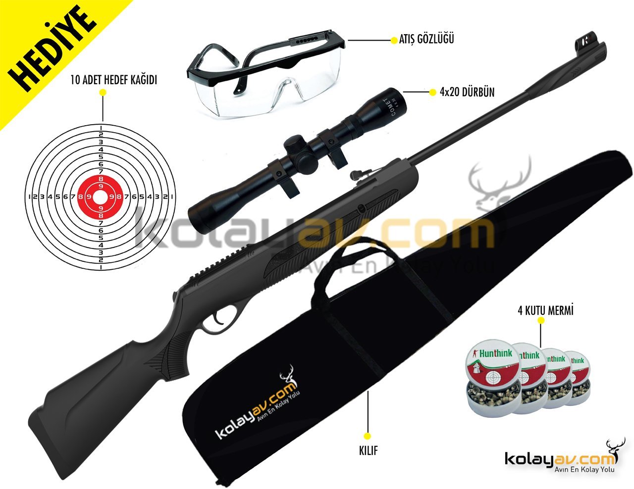 Retay 125X Havalı Tüfek, 5.5mm (Full Set)