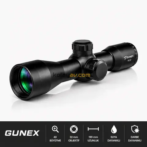 Gunex 4x32 Tüfek Dürbünü