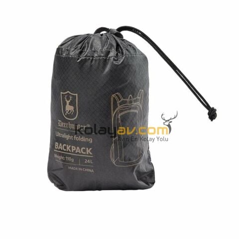 DEERHUNTER Paketlenebilir Çanta Siyah 24L