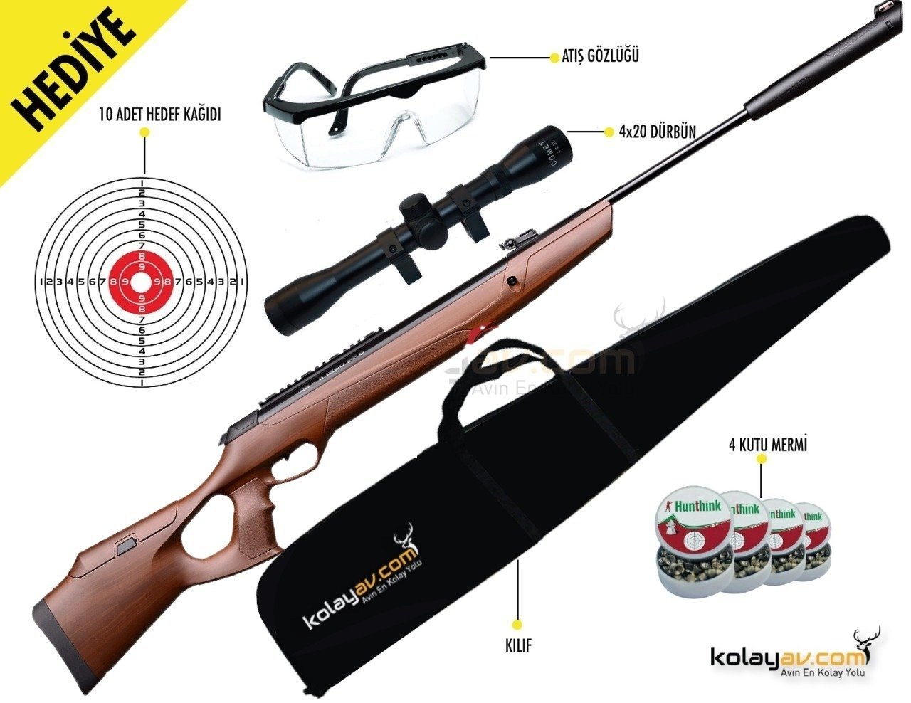 KRAL N-11 Arboreal Havalı Tüfek (Full Set)