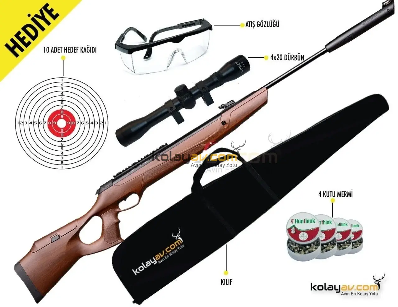 KRAL N-11 Arboreal Havalı Tüfek (Full Set)