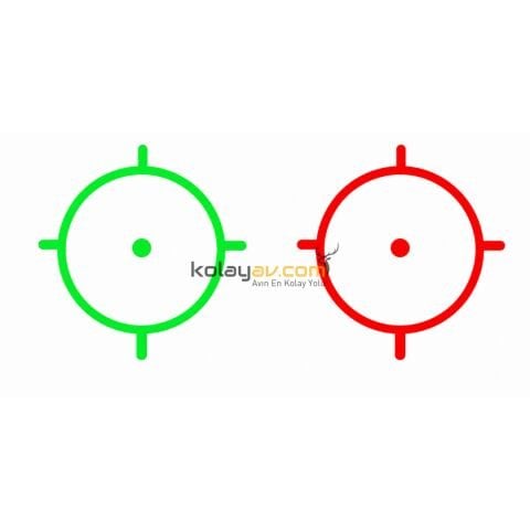 Gunex HD551 1x22mm Kırmızı Yeşil Nokta Reddot