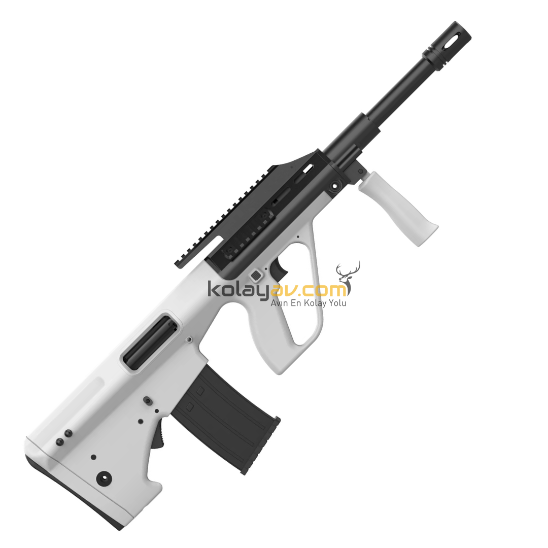 Serengeti AUG 12 Beyaz Bullpup Otomatik Şarjörlü 12 Kalibre Av Tüfeği