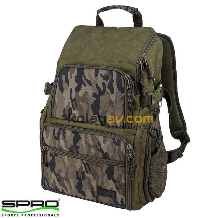SPRO Double Kamuflaj 33x20x45cm Sırt Çantası