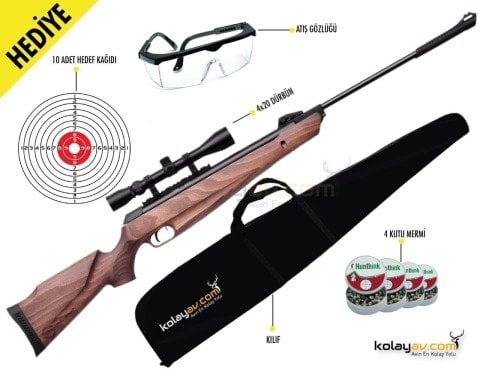 KRAL N-07 Wood Havalı Tüfek (Full Set)