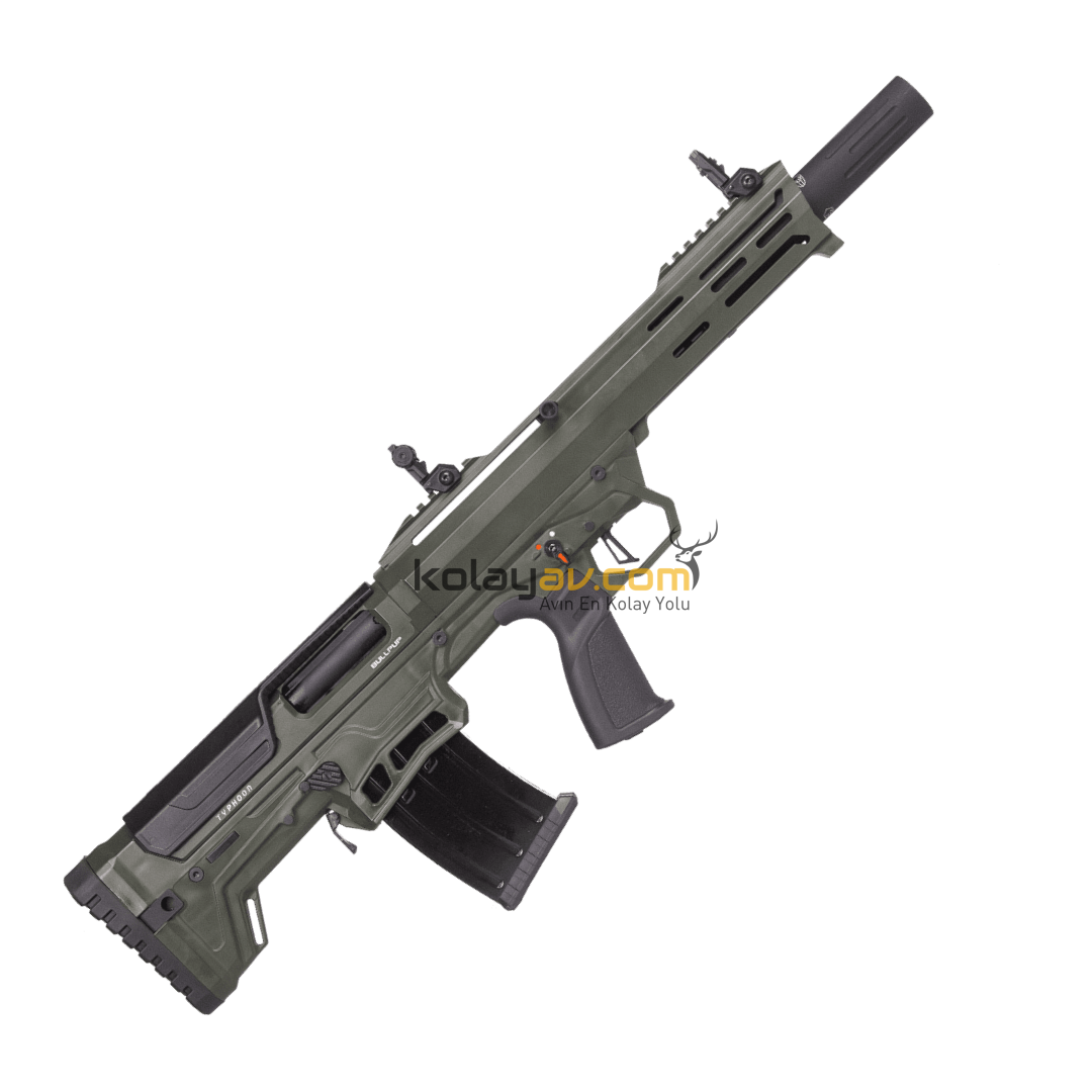 Typhoon Sierra 12 Bullpup Yeşil Otomatik Şarjörlü 12 Kalibre Av Tüfeği